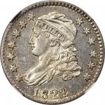 1822 Capped Bust Dime. JR-1, the only known dies. Rarity-3+. MS-64 PL (NGC).