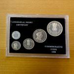 India - Republic. INDIA: Republic, 4-coin proof set, 1989, KM-PS44, RB-135, Jawaharlal Nehru Birth C