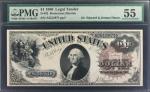Fr. 32. 1880 $1 Legal Tender Note. PMG About Uncirculated 55.