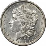 1892-S Morgan Silver Dollar. AU-58 (PCGS). Secure Holder.