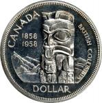 CANADA. Dollar, 1958. Ottawa Mint. Elizabeth II. PCGS PROOFLIKE-66.
