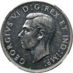 CANADA. Dollar, 1947. Ottawa Mint. George VI. NGC AU-58.