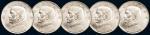 民国二十三年（1934年）孙中山像帆船壹圆银币（LM110）一组五枚