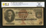 Fr. 288. 1880 $10 Silver Certificate. PCGS Banknote Choice Fine 15.
