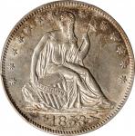 1853 Liberty Seated Half Dollar. Arrows and Rays. WB-101. MS-61 (PCGS).
