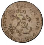 1740-D Sou Marque. Lyon Mint. Vlack-72. Rarity-4. AU-55 (PCGS).