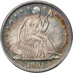 1891 Liberty Seated Half Dollar. Proof-64 (PCGS).