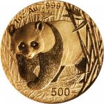 2002年熊猫纪念金币1盎司 NGC MS 69