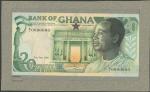 Bank of Ghana, a printers archival composite essay for the obverse of a proposed design for a 20 ced