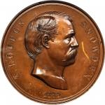 1880 (1881-1910) A. Loudon Snowden Medal. By Charles E. Barber (obverse). Julian MT-12. Bronze. MS-6