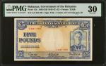BAHAMAS. The Bahamas Government. 5 Pounds, 1936 (ND 1945-47). P-12b. PMG Very Fine 30.
