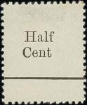 厦门1896年第三次加盖改值票窄 "f" 样票, 黑色加盖于有齿孔纸上. 品相中上.