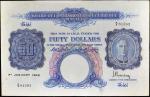 MALAISIE - ÉTABLISSEMENTS DES DÉTROITS - BRITISH MALAYSIA50 dollars type “George VI” 1er janvier 194