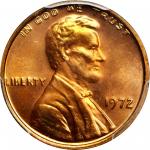 1972 Lincoln Cent. FS-101. Doubled Die Obverse. MS-67 RD (PCGS).