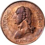 Circa 1858 Virtue, Liberty & Independence medal by Frederick C. Key. Musante GW-227, Baker-274A. Cop