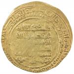 GREAT SELJUQ: Sanjar, 1097-1098, pale AV dinar (2.72g), Walwarlij, AH493, A-1685A, citing Muhammad b