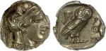 ATTICA: Athens, AR tetradrachm (17.19g), 440-404 BC, HGC-4/1597, SNG Copenhagen 31-40, helmeted head