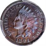 1891 Indian Cent. Proof-65 BN (PCGS).