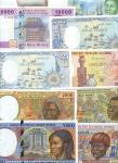 x Banque des Etats de LAfrique Centrale, Republic of Congo, 500 francs (5), ND (1985-), brown and mu