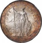 GREAT BRITAIN. Trade Dollar, 1911-B. Bombay Mint. George V. NGC MS-63.