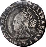 1579年英国3 便士银币及1689年半克朗银币，前者GF品相，后者评PCGS VF Detail有清洗，#42376772