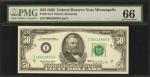 Fr.2114-I. 1969 $50 Federal Reserve Note. Minneapolis. PMG Gem Uncirculated 66 EPQ.