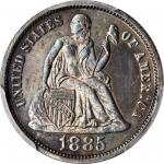 1885 Liberty Seated Dime. Proof-63 (PCGS).