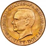 1917 McKinley Memorial Gold Dollar. MS-64 (NGC). CAC.