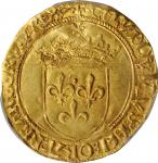 FRANCE. Ecu dOr, ND (1498-1515). Saint Lo Mint. Louis XII. PCGS AU-58 Gold Shield.