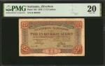 SURINAME. Zilverbon-Suriname. 2 1/2 Gulden, 1920. P-103. PMG Very Fine 20.