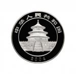 2004年中国人民银行发行熊猫银币