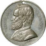 Undated (ca. 1864) Washington and Flags / Ulysses S. Grant Medal. By William H. Key. Musante GW-726,