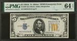 Fr. 2307. 1934A $5  North Africa Emergency Note. PMG Choice Uncirculated 64 EPQ.