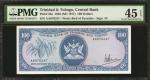 TRINIDAD & TOBAGO. Central Bank of Trinidad and Tobago. 100 Dollars, 1964 (ND 1977). P-35a. PMG Choi