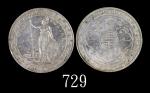 1895B年英国贸易银圆1895B British Trade Dollar (Ma BDT1). PCGS Genuine, Cleaning - UNC Details 金盾真币