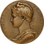FRANCE. Ministry of Industry and Commerce Award Bronze Medal, ND (ca. 1901). Paris Mint. UNCIRCULATE