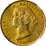 AUSTRALIA. Sovereign, 1866. Sydney Mint. Victoria. NGC MS-61.