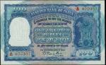 1949-57年印度储备银行100卢比。