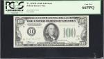 Fr. 2154-H. 1934B $100 Federal Reserve Mule Note. St. Louis. PCGS Currency Gem Uncirculated 66 PPQ.