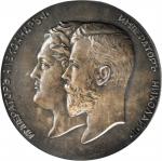 RUSSIA. Centennial of the Ministry of War Medal Struck in Silver by A. Vasyutinsky, 1902. PCGS MS-63