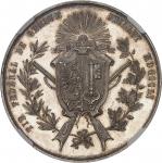 SUISSEGenève (canton de). Médaille de tir, Concours de tir fédéral de Genève, juillet 1851, par Dorc