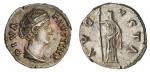 Roman Imperial. Diva Faustina, Sr. (died 141). AR Denarius. 3.55 gms. Draped bust right, rev. Ceres 
