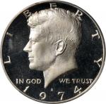1974-S Kennedy Half Dollar. Proof-70 Deep Cameo (PCGS).