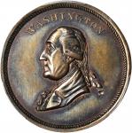 Undated (ca. 1864) Washington - He Lived for His Country Medal. Copper. 28 mm. Musante GW-681, Baker