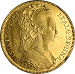 BRAZIL. 6400 Reis, 1794-R. Rio de Janeiro Mint. Maria I. NGC AU-58.