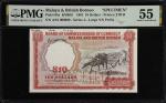 1961年马来亚及英属婆罗洲货币发行局拾圆。样票。MALAYA AND BRITISH BORNEO. Board of Commissioners of Currency. 10 Dollars, 
