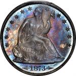 1873年自由女神坐像半美元 PCGS Proof 66 1873 Liberty Seated Half Dollar