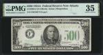 Fr. 2202-F. 1934A $500 Federal Reserve Note. Atlanta. PMG Choice Very Fine 35.