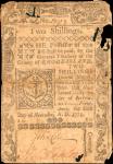 RI-211. Rhode Island. November 5, 1775. 2 Shillings. Very Good-Fine.