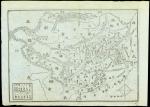 1894年清韩两国地图，朝日新闻出版，少见